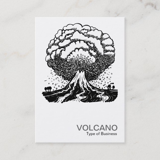 Tarjeta De Visita Volcán (Anverso)