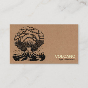 Tarjeta De Visita Volcán - Caja de cartón