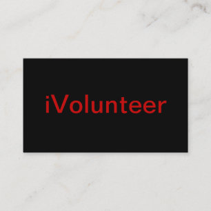 Tarjeta de visita voluntaria