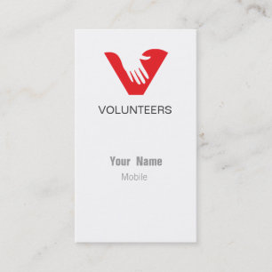Tarjeta De Visita Voluntarios