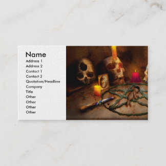 Tarjeta De Visita VooDoo - El poder del vudú