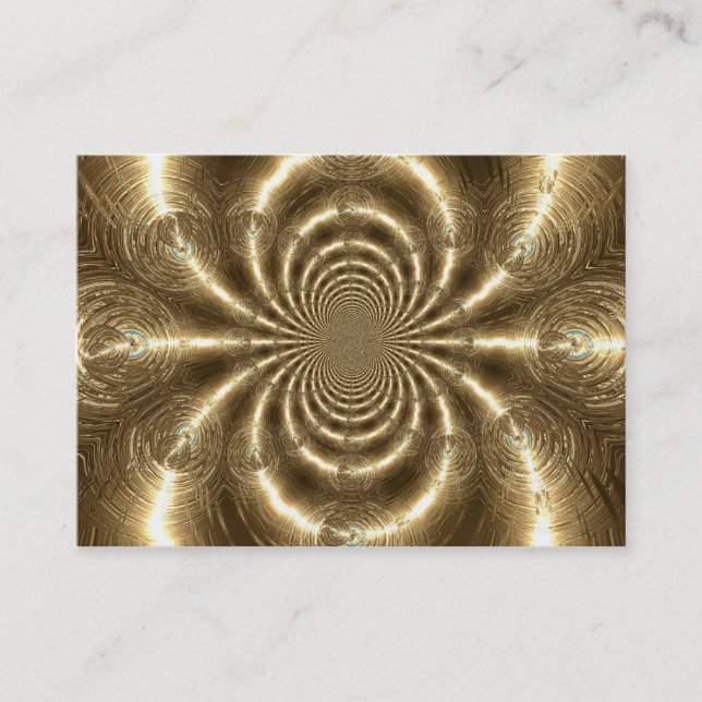 Tarjeta De Visita Vortex dorado (Anverso)