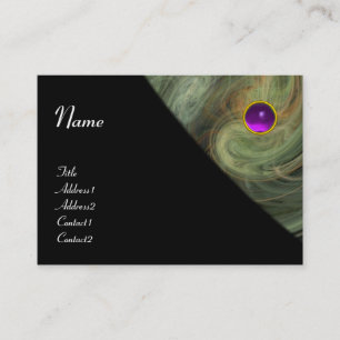 Tarjeta De Visita VORTEX LUZ AMETHYST naranja gris amarillo negro