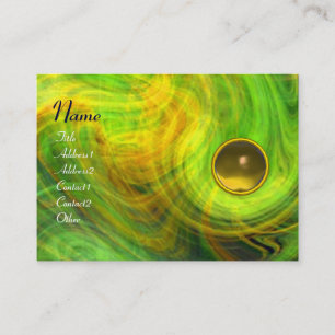 Tarjeta De Visita VORTEX LUZ TOPAZ naranja amarillo verde azul