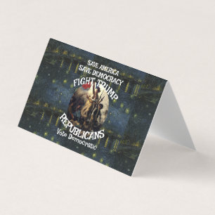 Tarjeta De Visita Vota político patriota Trump Partido Republicano