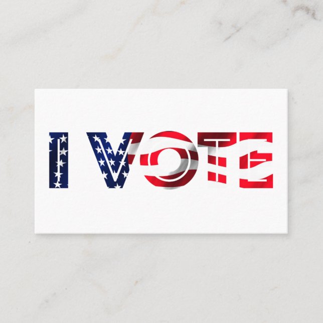 Tarjeta De Visita Voto (Anverso)