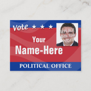 Tarjeta De Visita VOTO - Campaña política