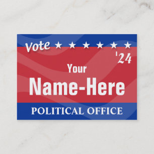 Tarjeta De Visita VOTO - Campaña política