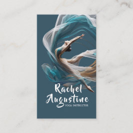 Tarjeta De Visita Vuelo aéreo Aire Yoga Instructor Pilates Fitness