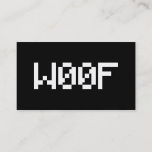 Tarjeta De Visita W00F [Sonidos de Animales en Leetspeak]