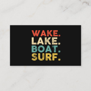 Tarjeta De Visita Wake Surfing Wake Surf Wake Surfing Rope Wake Surf