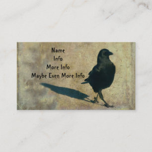 Tarjeta De Visita Walking Crow