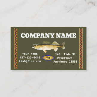Tarjeta De Visita Walleye Business Card