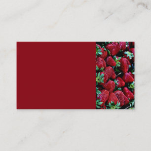 TARJETA DE VISITA WALLPAPER DE FONDOS DE FOTOGRAFÍA DE SYS STRAWBERR