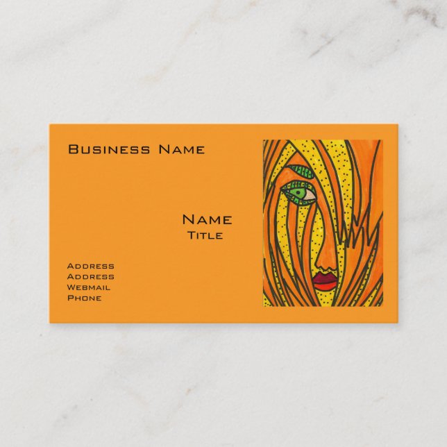 Tarjeta De Visita Warmin Business Cards (Anverso)