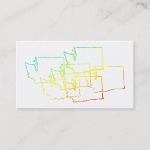 Tarjeta De Visita washington chill blur