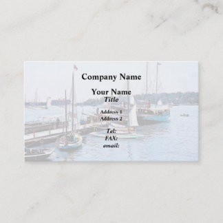 Tarjeta De Visita Water Front Put-In-Bay OH c1904