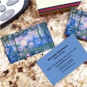Tarjeta De Visita Water Lilies