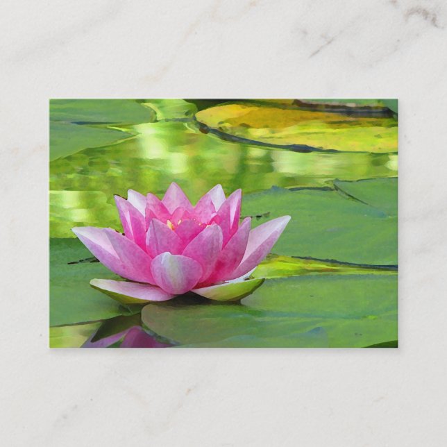 Tarjeta De Visita Water Lily ATC (Anverso)