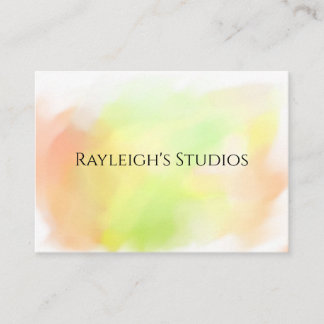 Tarjeta De Visita Watercolor Boho Cottage Shabby Chic Business Card