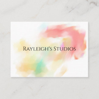 Tarjeta De Visita Watercolor Boho Cottage Shabby Chic Business Card