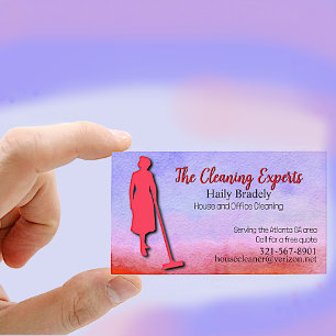 Tarjeta De Visita Watercolor de la casa