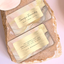 Watercolor Faux Relieve metalizado dorado Rubor Pi