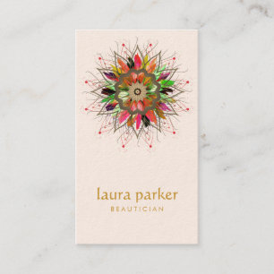 Tarjeta De Visita Watercolor Lotus Flor Logotipo de curación Masaje