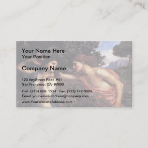 Tarjeta De Visita Waterhouse Apolo y Daphne de Juan Guillermo