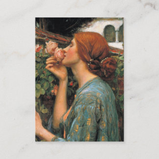 Tarjeta De Visita Waterhouse: Olor de rosas