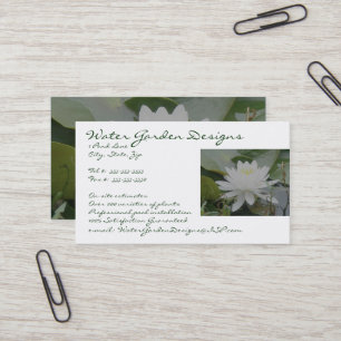 Tarjeta de visita Waterlily
