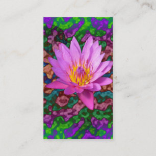 Tarjeta de visita Waterlily Flower