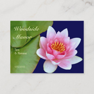Tarjeta De Visita Waterlily rosado