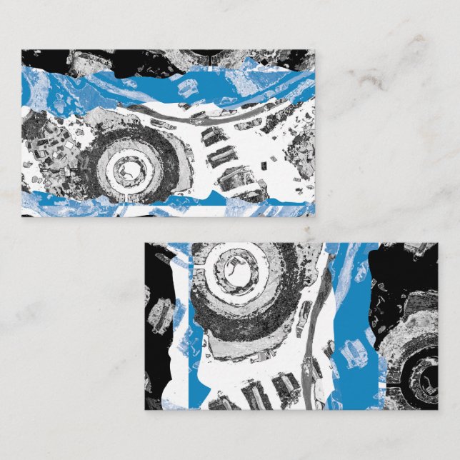 Tarjeta De Visita Wave Mechanism – Business Card (3.5" x 2") (Anverso / Reverso)