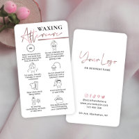 Waxy After Care Guide Pink Rose Gold Beauty Bar