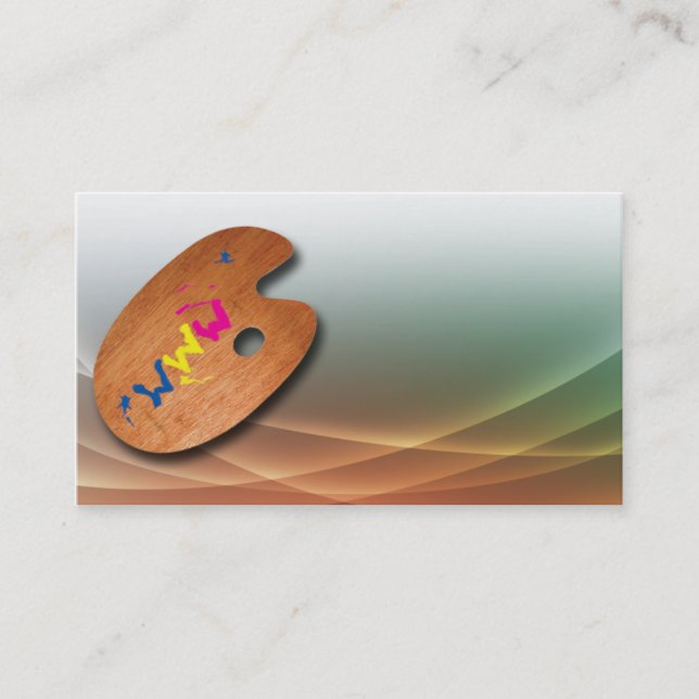 Tarjeta De Visita Web creativo (Anverso)