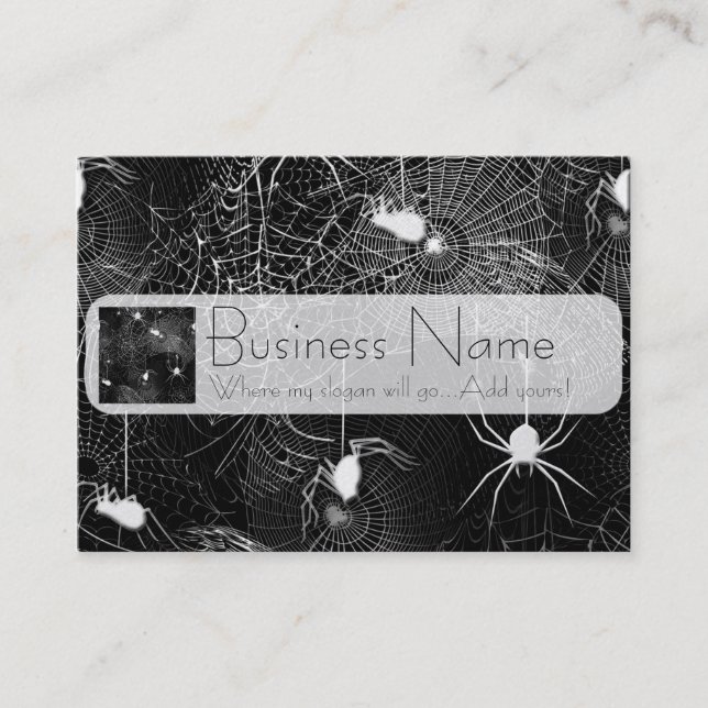 Tarjeta De Visita Web de araña (Anverso)