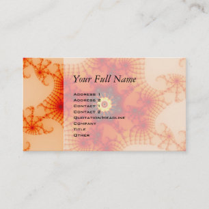 Tarjeta De Visita Web de fuego - Arte fractal