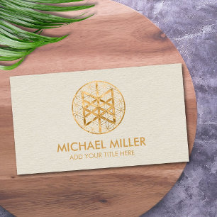 Tarjeta De Visita Web de Wyrd en flor de vida