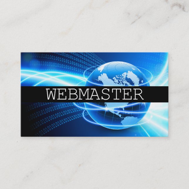 Tarjeta De Visita Web Developer Master Designer Computer Tech (Anverso)