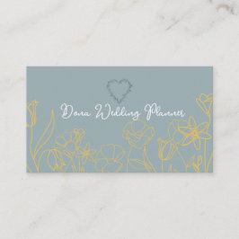 Tarjeta De Visita Wedding Planner Business Card