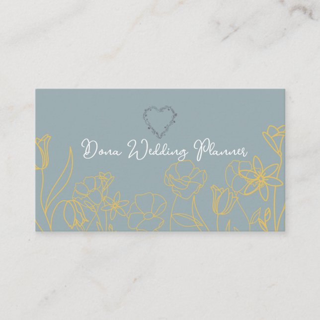 Tarjeta De Visita Wedding Planner Business Card  (Anverso)