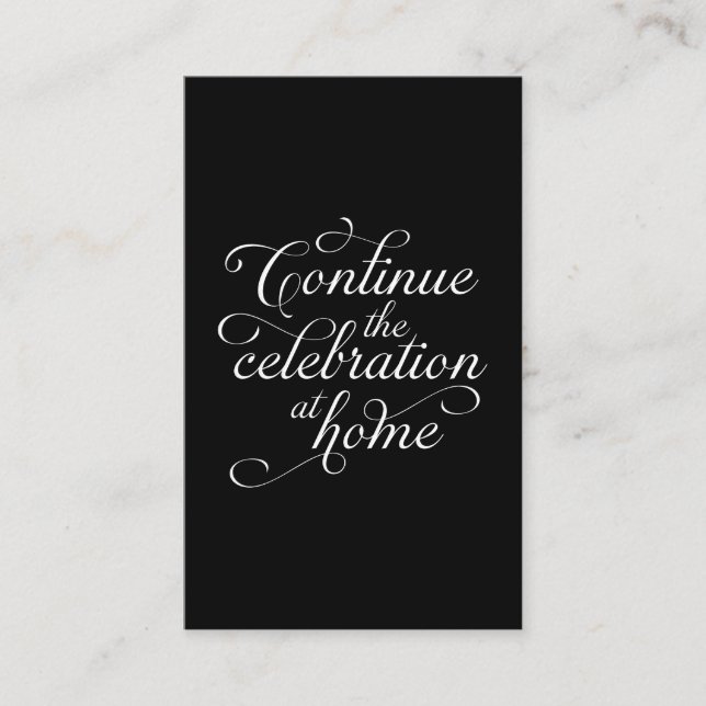 Tarjeta De Visita Wedding Thank You Card (Anverso)