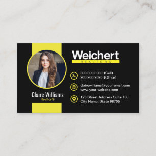 Tarjeta De Visita Weichert Realtors Awesome Business Card