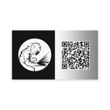 🔥 Welder Personalizado Black Faux Metall QR