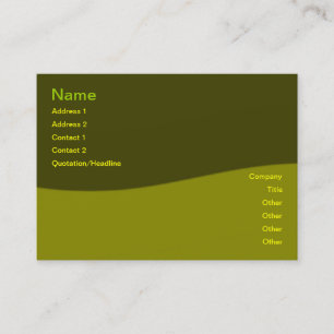Tarjeta de visita Wellness