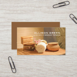Tarjeta De Visita Wellness Aromaterapía SPA Salon Masajista
