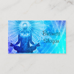 Tarjeta De Visita Wellness Medición Azul