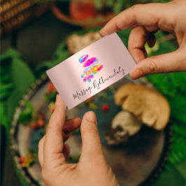 Tarjeta De Visita Wellness Spa Terapia de Masaje Reflexología Hologr