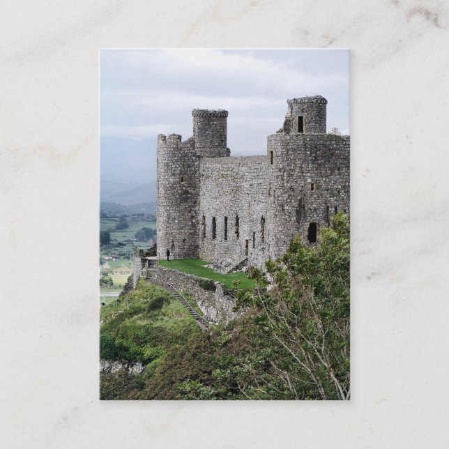 TARJETA DE VISITA WELSH CASTLES (Anverso)